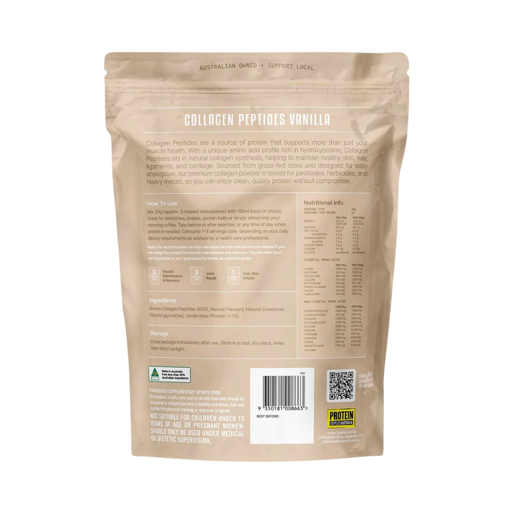 Protein Supplies Australia Collagen Peptides 500g product image 6