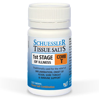Martin & Pleasance Schuessler Tissue Salts Comb T 125 Tablets front bottle