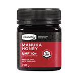 Comvita Manuka Honey UMF 10+ 250g jar, premium New Zealand honey, guaranteed UMF quality.