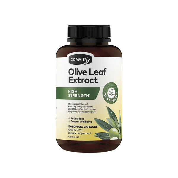 Comvita Olive Leaf Extract High Strength 120 Capsules