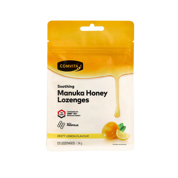 Comvita Soothing Manuka Honey Lozenges With Propolis 12 Pack