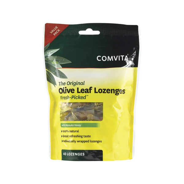 Comvita Olive Leaf with Manuka Honey Lozenges 40 Lozenges