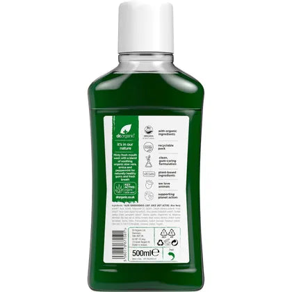 Dr Organic Mouthwash Aloe Vera 500ml
