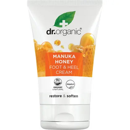 Dr Organic Foot & Heel Cream Manuka Honey 125ml