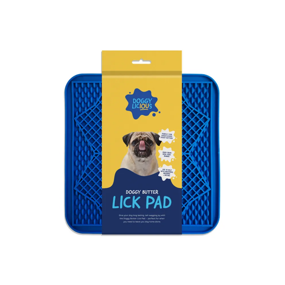 Doggylicious Doggy Butter Lick Pad Blue