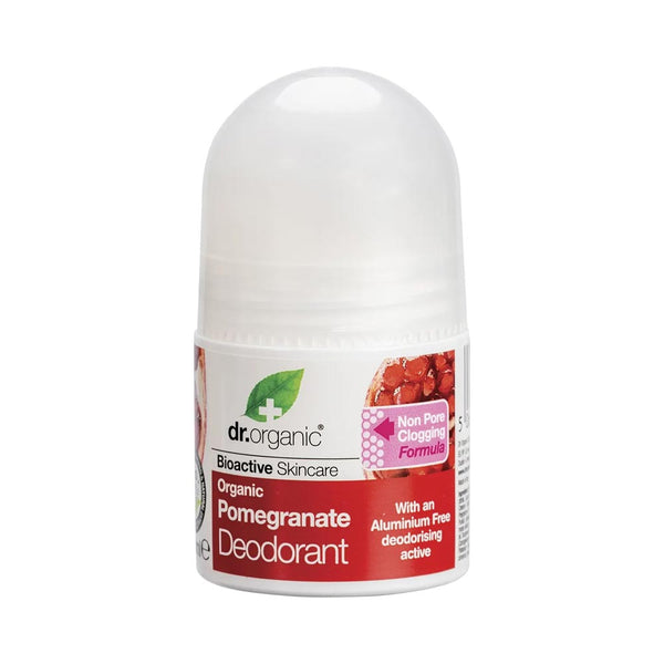 Dr Organic Pomegranate Roll On Deodorant 50ml