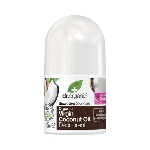 Dr Organic Virgin Coconut Oil Roll On Deodorant 50ml