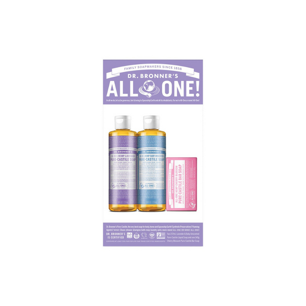 Dr Bronner's Pure Castile Soap Love Unites Pack