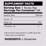 EHP Labs Glutamine 100 Servings