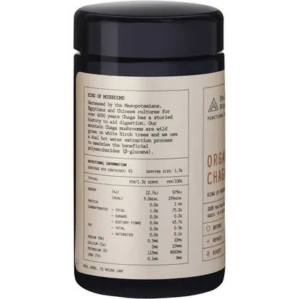 Evolution Botanicals Organic Chaga King of Mushrooms 80g secondary product image