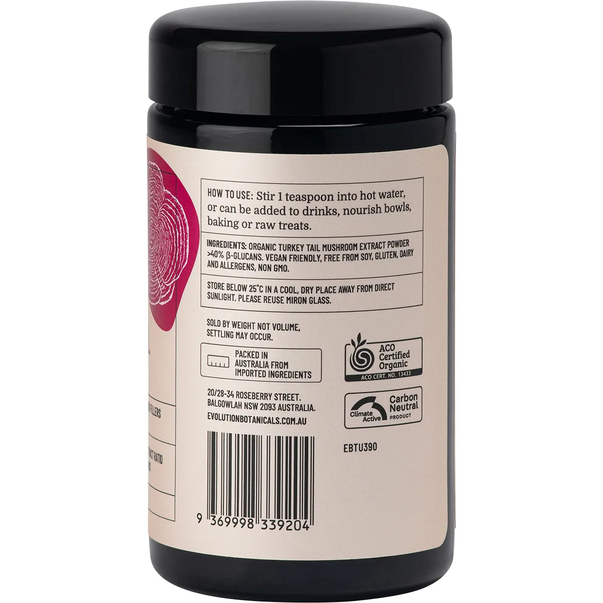 Evolution Botanicals Organic Turkey Tail Energy Force 90g secondary product image