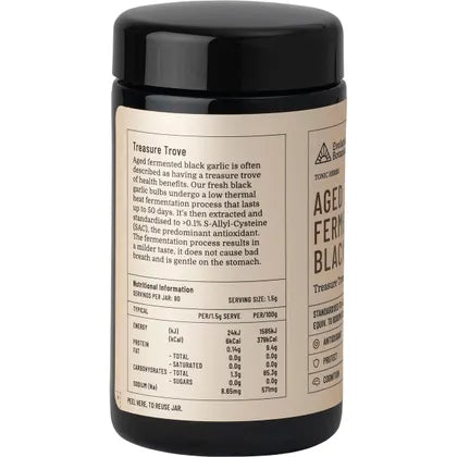 Evolution Botanicals Aged Fermented Black Garlic Powder 120g secondary product image
