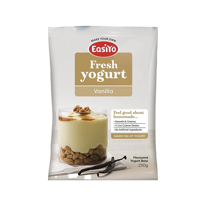 EasiYo Everyday Range Vanilla Yoghurt Base 230g Carton of 8 gallery image 2
