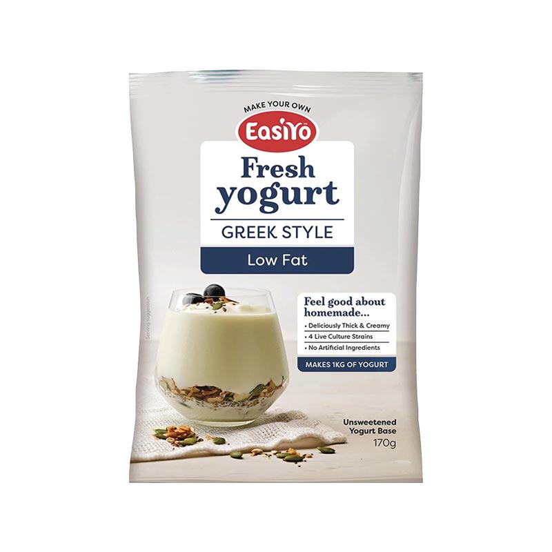 EasiYo Wellbeing Range Greek Style Low Fat Yoghurt Base 170g Carton of 8 gallery image 2
