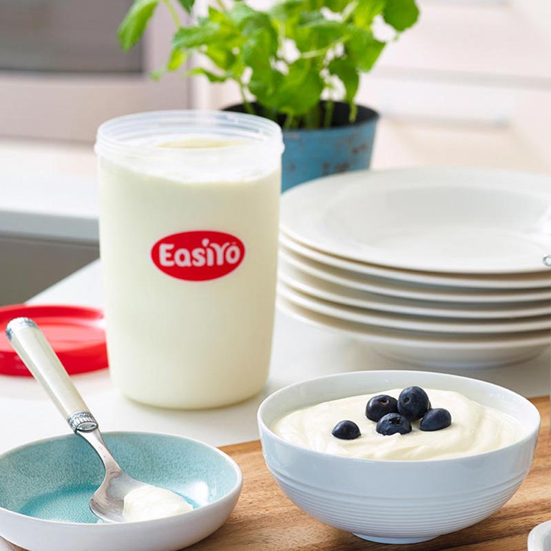 EasiYo Wellbeing Range Greek Style Unsweetened Yoghurt Base 170g Carton of 8 gallery image 4
