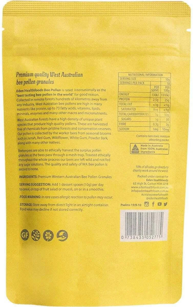 Eden Healthfoods Bee Pollen 180g