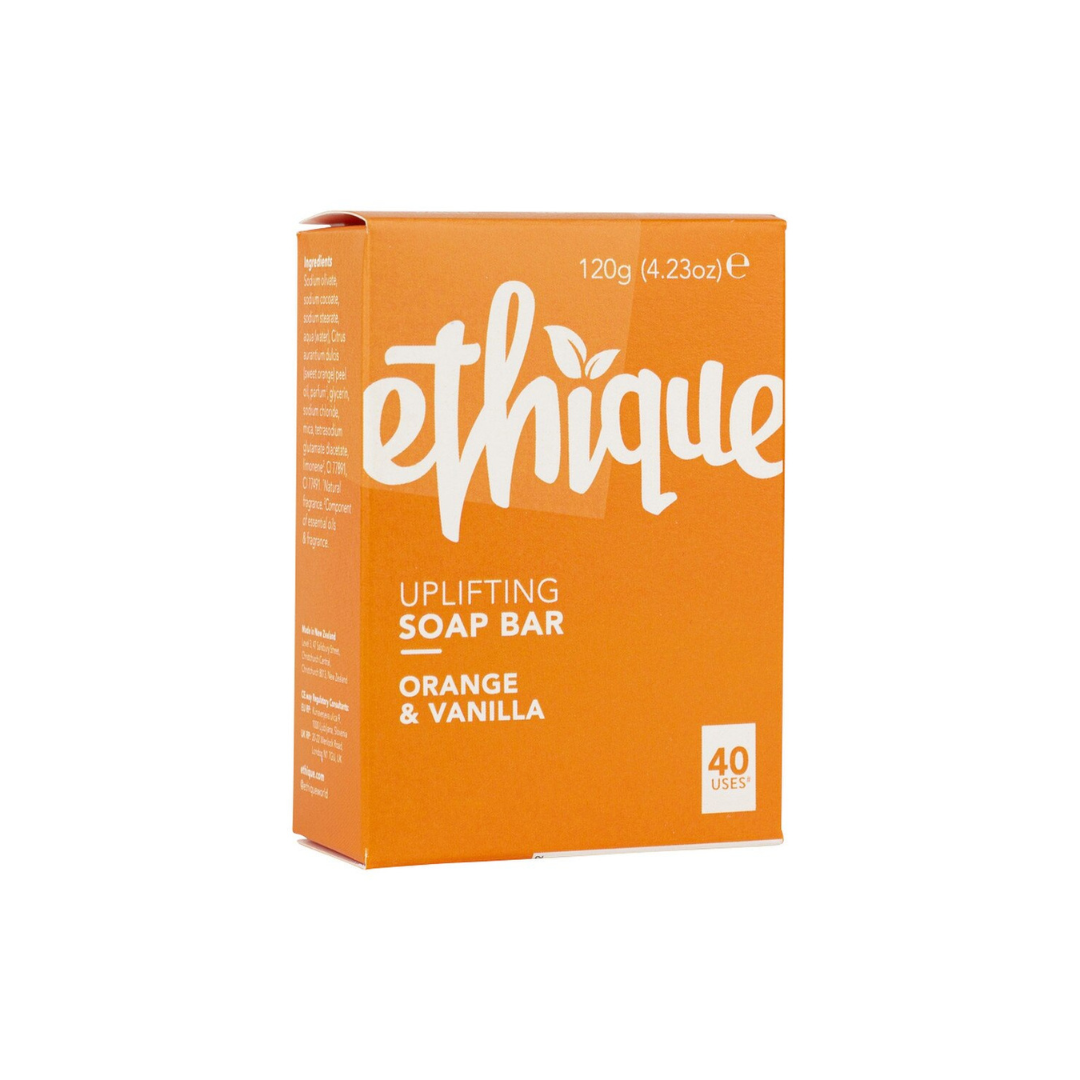 Ethique Bar Soap Uplifting Sweet Orange & Vanilla 120g
