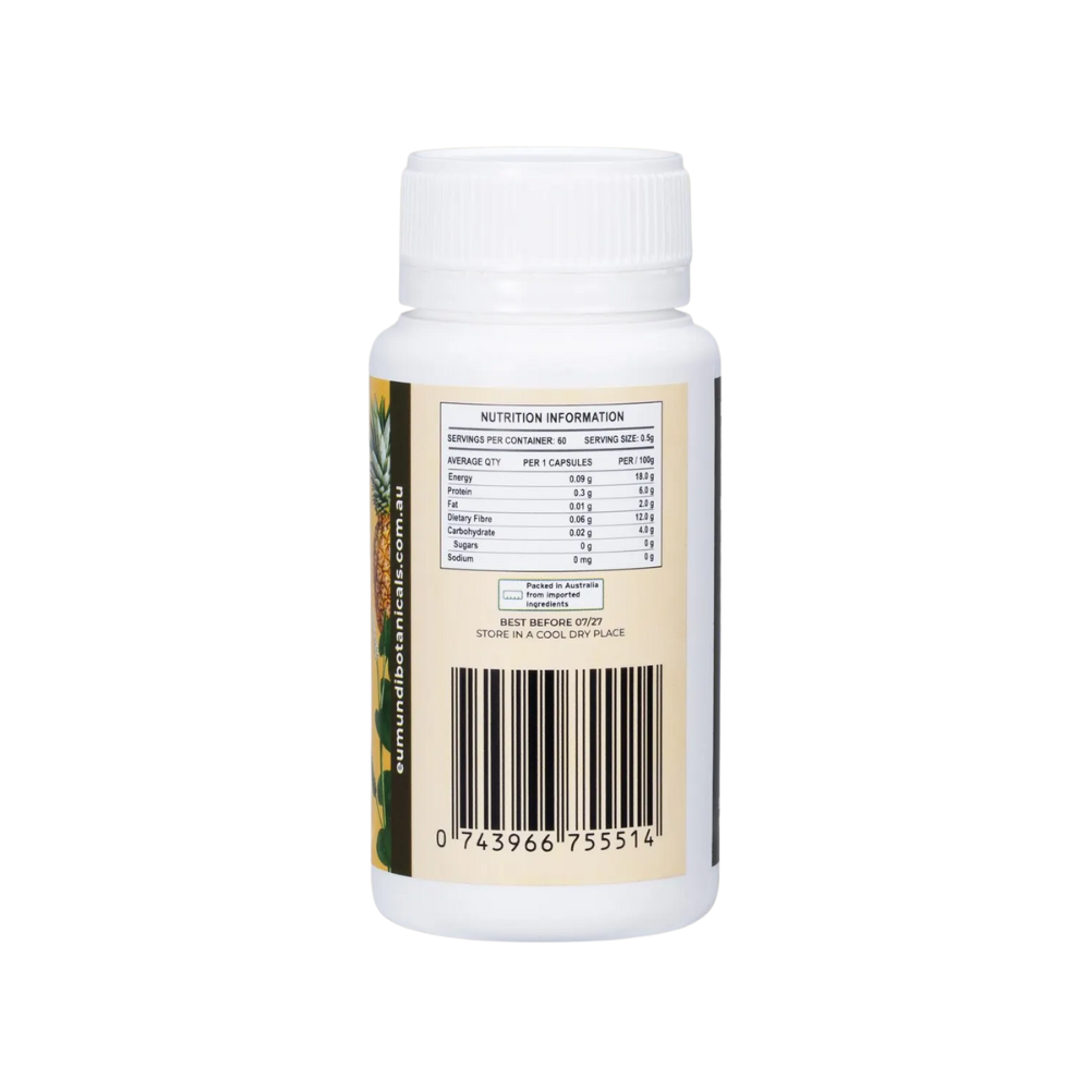 Eumundi Botanicals Curcumin Pepper Bromelain 60 Caps
