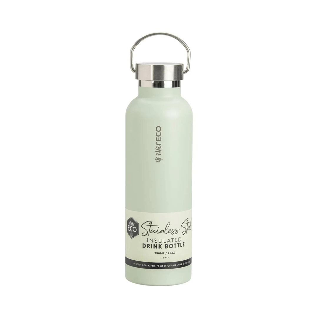 Ever Eco Insulated Stainless Steel Bottle Sage 750ml