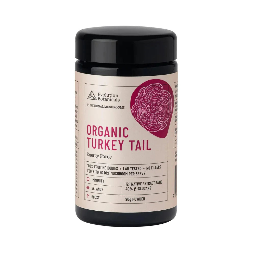 Evolution Botanicals Organic Turkey Tail Energy Force 90g front pack image