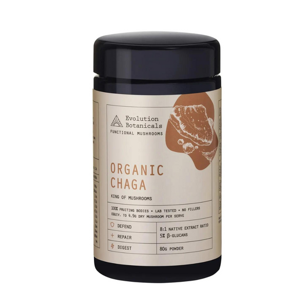 Evolution Botanicals Organic Chaga King of Mushrooms 80g