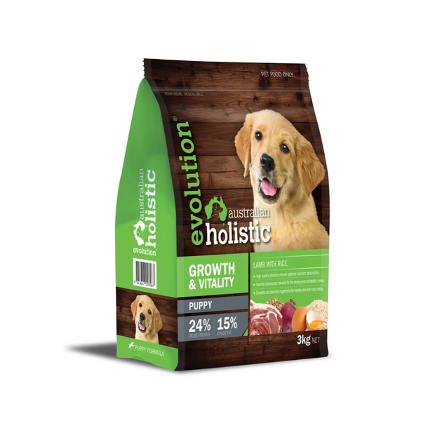 Evolution Holistic Growth and Vitality Puppy (Lamb with Rice) 3kg