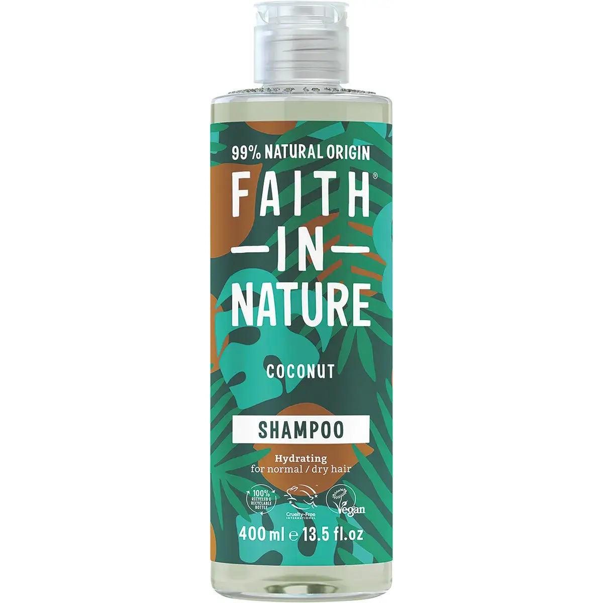 Faith In Nature Shampoo Hydrating Coconut 400ml front pack