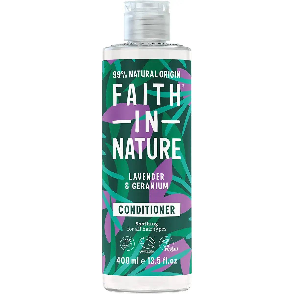 Faith In Nature Conditioner Soothing Lavender & Geranium 400ml front pack