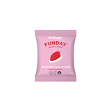Funday Natural Sweets Flavoured Gummies Strawberry & Cream 50g