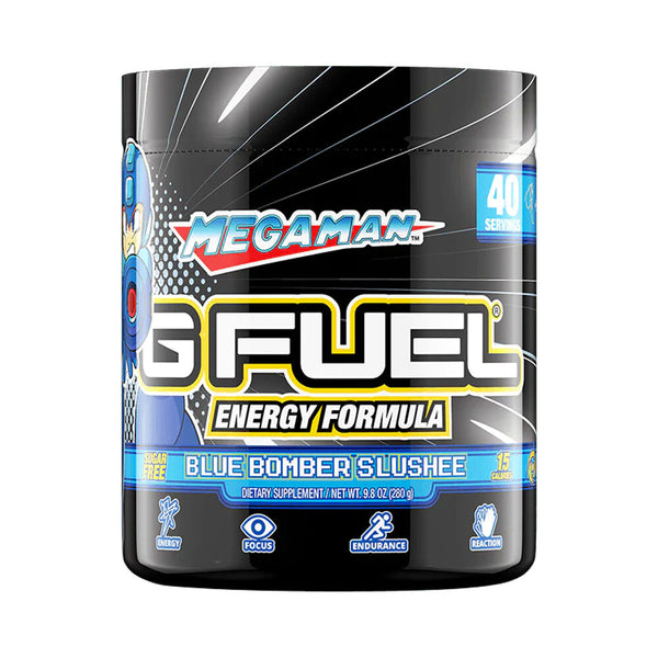 G Fuel Energy Formula The Official Drink of Esports® Blue Bomber Slushee 40 Servings 280g