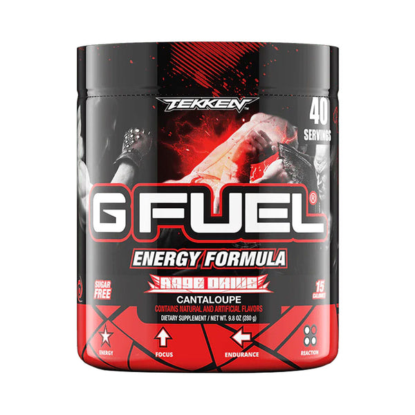 G Fuel Energy Formula The Official Drink of Esports® Rage Drive 40 Servings 280g