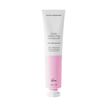 Gem Triple Whitening Toothpaste Pink Marshmallow 110g