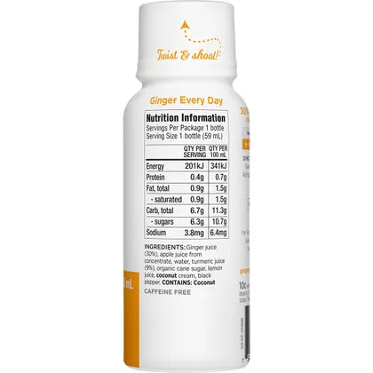 The Ginger People Ginger Shot Turmeric 59ml