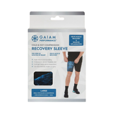 Gaiam Cold & Hot Compression Recovery Sleeve Large