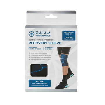 Gaiam Cold & Hot Compression Recovery Sleeve Medium