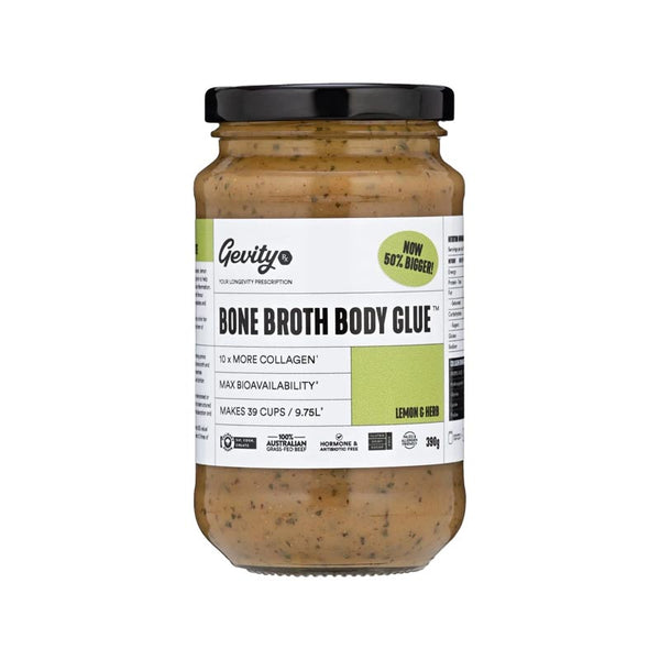 Gevity Rx Bone Broth Body Glue Lemon & Herb 390g