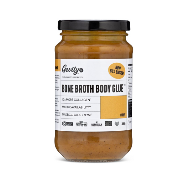 Gevity Rx Bone Broth Body Glue Curry G/F 390g
