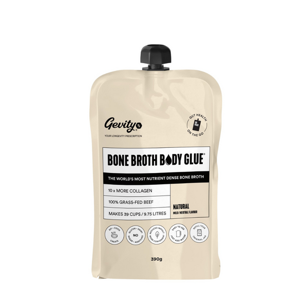 Gevity Rx Bone Broth Body Glue Natural Go 200g Pouch