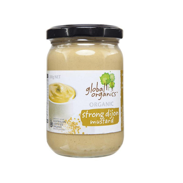 Global Organics Mustard Strong Dijon Organic 200g