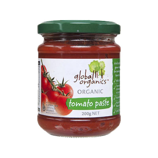 Global Organics Tomato Paste Organic Glass 200g