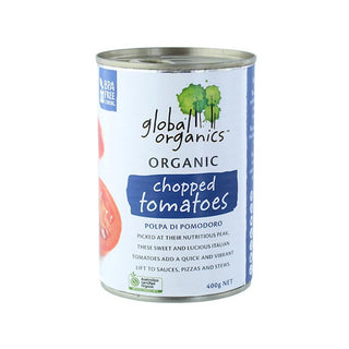 Global Organics Tomatoes Chopped Organic 400g