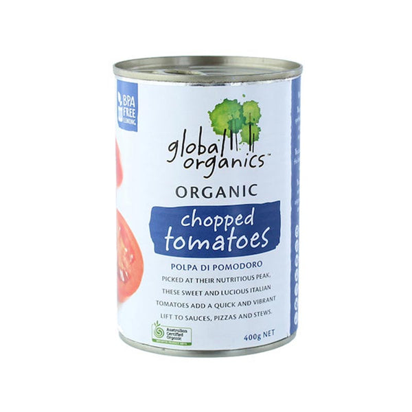 Global Organics Tomatoes Chopped Organic 400g