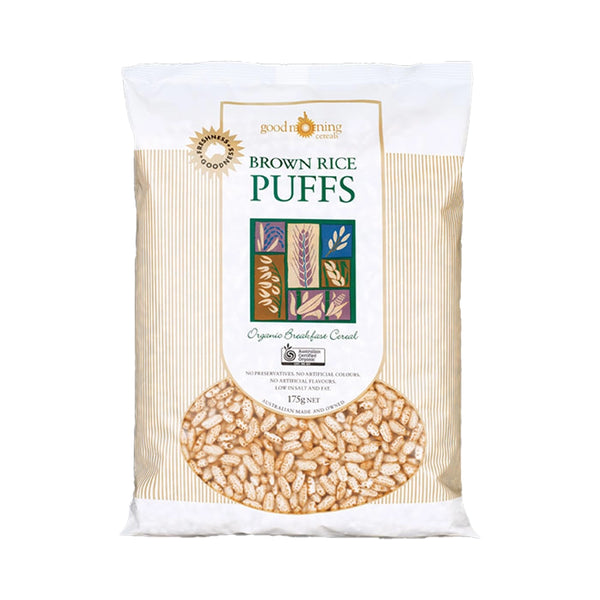 Good Morning Cereals Organic Puffed Brown Rice 175g