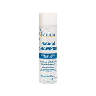 Grahams Natural Shampoo with Manuka Honey and Coconut 250ml bottle