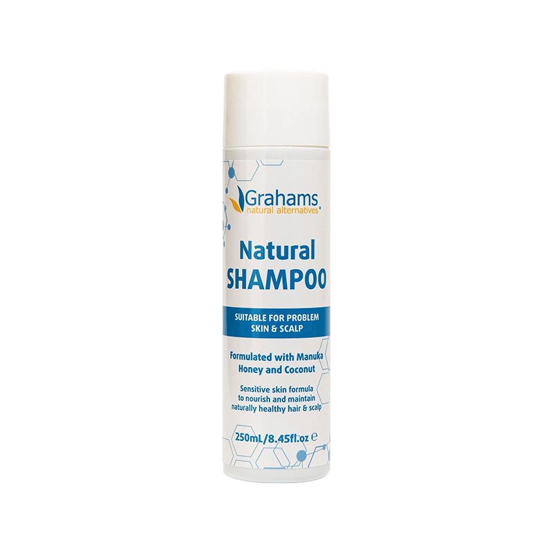 Grahams Natural Shampoo with Manuka Honey and Coconut 250ml bottle