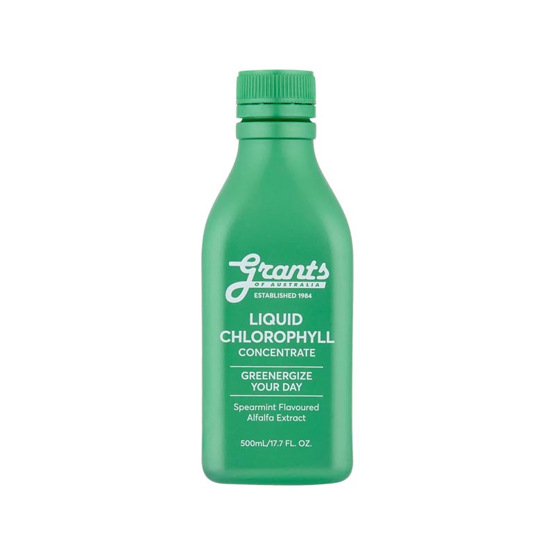 Grants of Australia Liquid Chlorophyll Concentrate (Spearmint Flavoured Alfalfa Extract) 500ml — product packshot