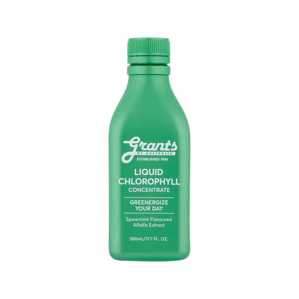 Grants of Australia Liquid Chlorophyll Concentrate (Spearmint Flavoured Alfalfa Extract) 500ml