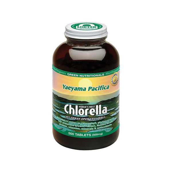 Green Nutritionals Yaeyama Pacifica Chlorella 500 Tablets