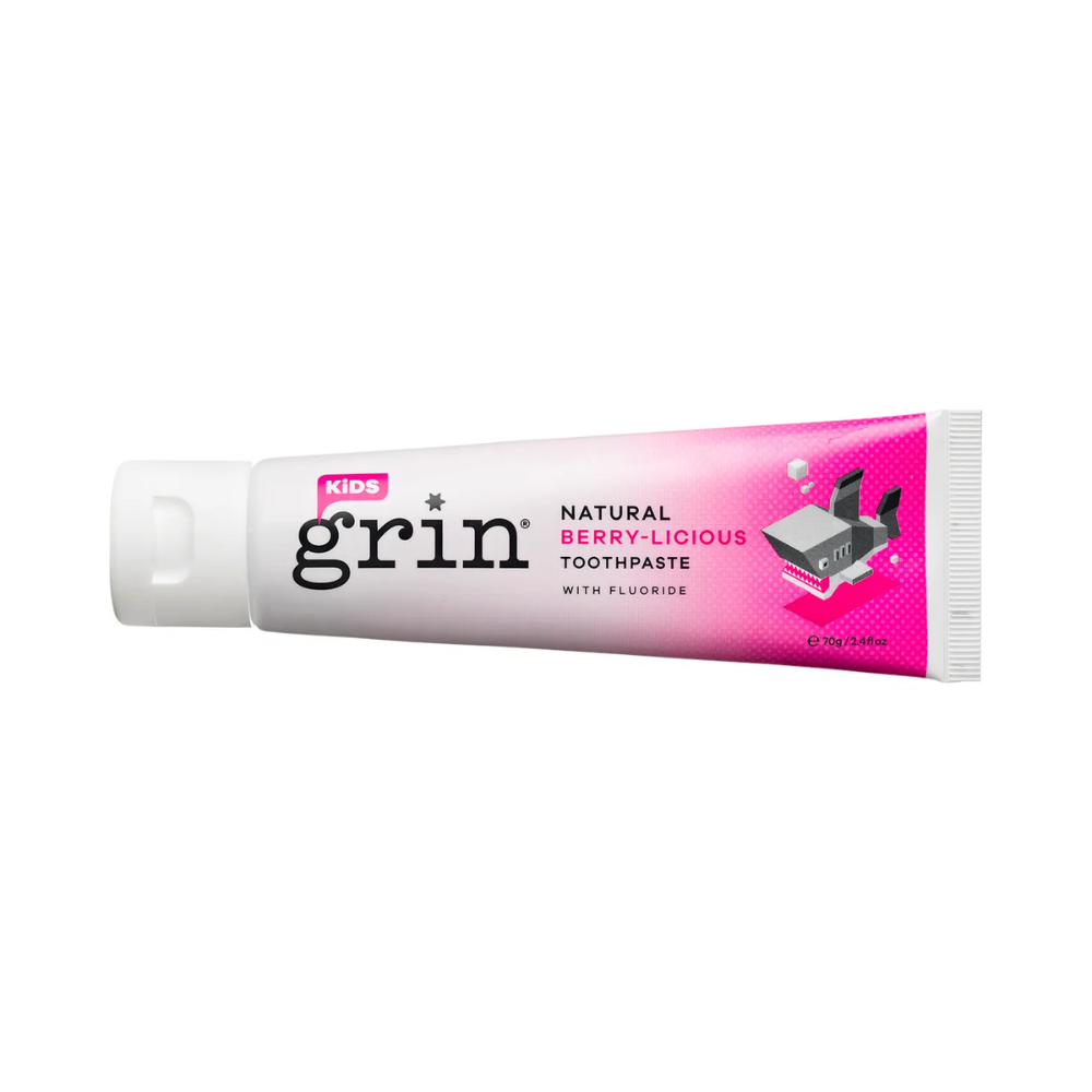 Grin Toothpaste Kids Berry-Licious with Fluoride 70g