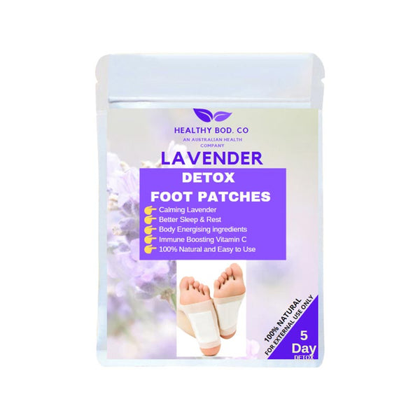 Healthy Bod. Co Detox Foot Patches Lavender 10 Patches